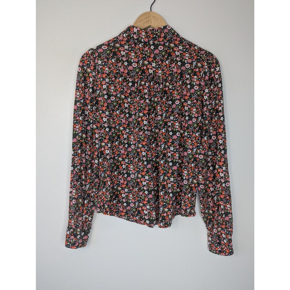 Boden Cottagecore Twee Floral Button Down Long Sleeve Shirt - Picture 7 of 10
